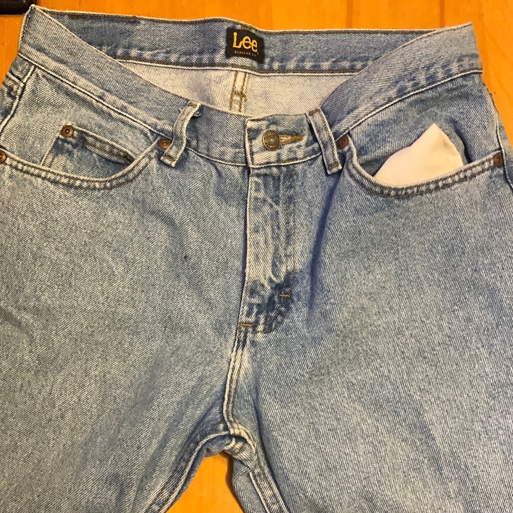 Lee regular fit size 31x30 denim blue pants.